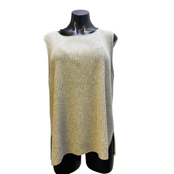 NWT St. John Ribbed Knit Tank & Pants Set Gray L/XL - Picture 3 of 12